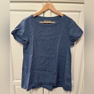 Flax Linen Chambray Shirt